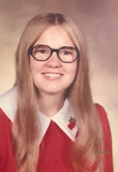 Vicki Schmidt’s high school graduation photo. It was taken right around the time she was physically abused for the first time.