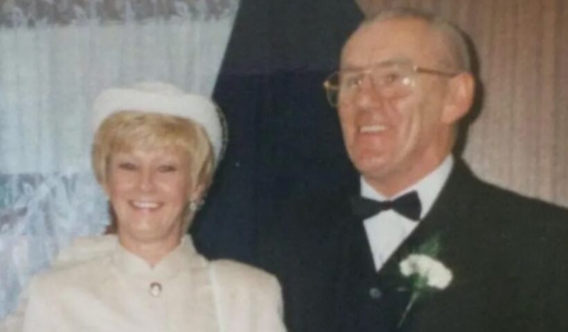 Janet and Frank Docherty married in 1997. Courtesy Janet Docherty