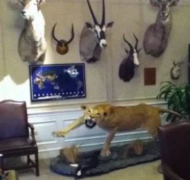 Former Southwestern Seminary President Paige Patterson's office at the seminary. Photo from Blake White via X