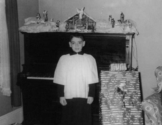 Paul Cultrera as an altar boy in Salem, Massachusetts. Courtesy Paul Cultrera.