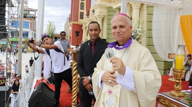 This undated photo shows Robert Francis Prevost. Prevost was Bishop of Chiclayo, Peru, from September 26, 2015, to 2023. During his tenure, he was elected second vice-president of the Peruvian Episcopal Conference and served as president of its Commission for Culture and Education. Conferencia Episcopal Peruana