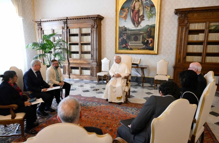 The ECA Global meeting with the Pope (@VATICAN MEDIA)