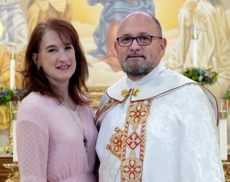 Scott Peyton with his wife, Letitia. Photograph: Courtesy of Scott Peyton